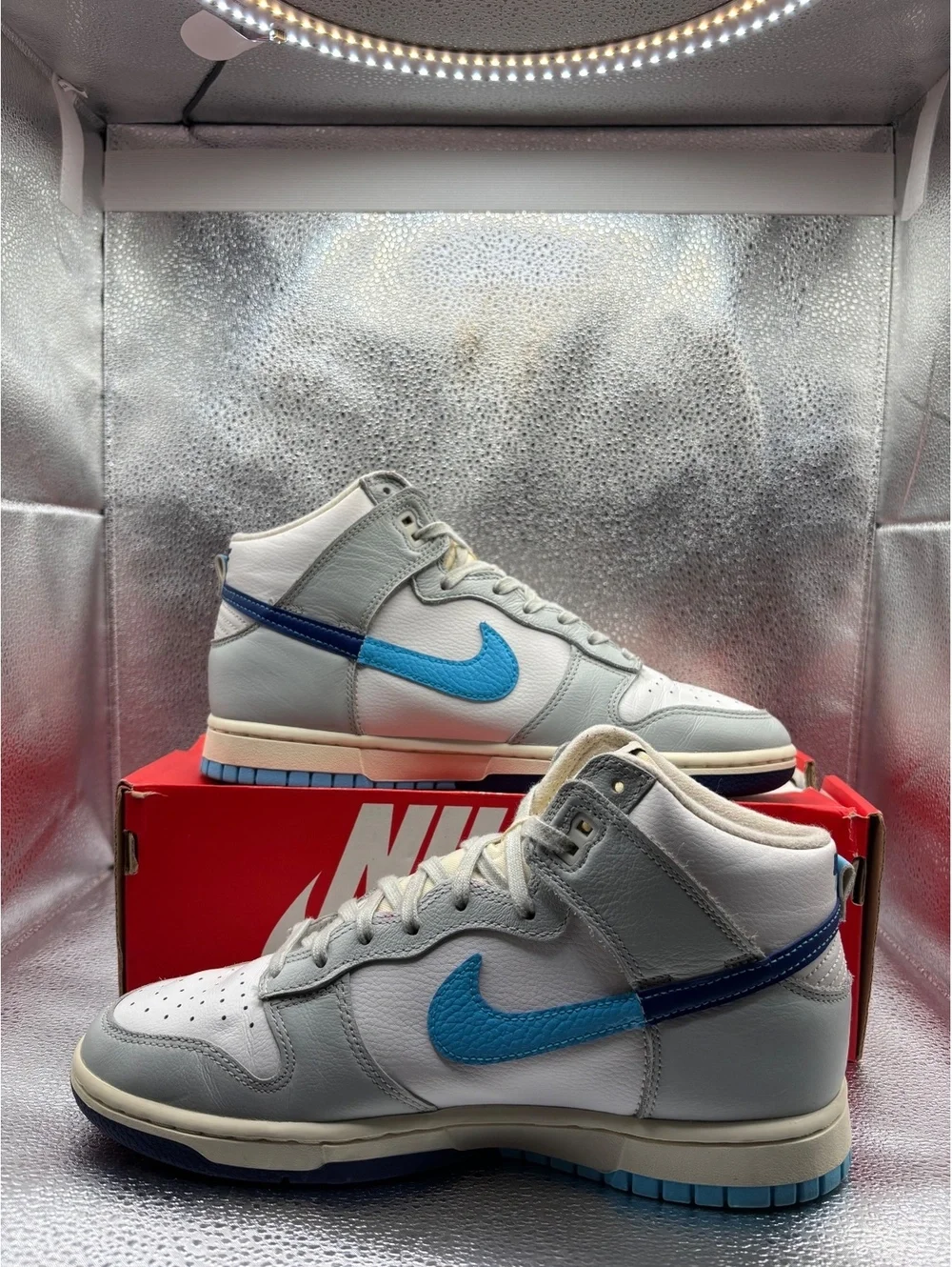 Nike dunk high SE split Baltic blue